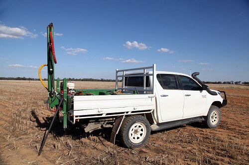 An extensive soil testing program is being used to determine the nature of the variability on Hassad Australia’s properties and its agronomic importance. Around 2500 soil tests have been taken so far.